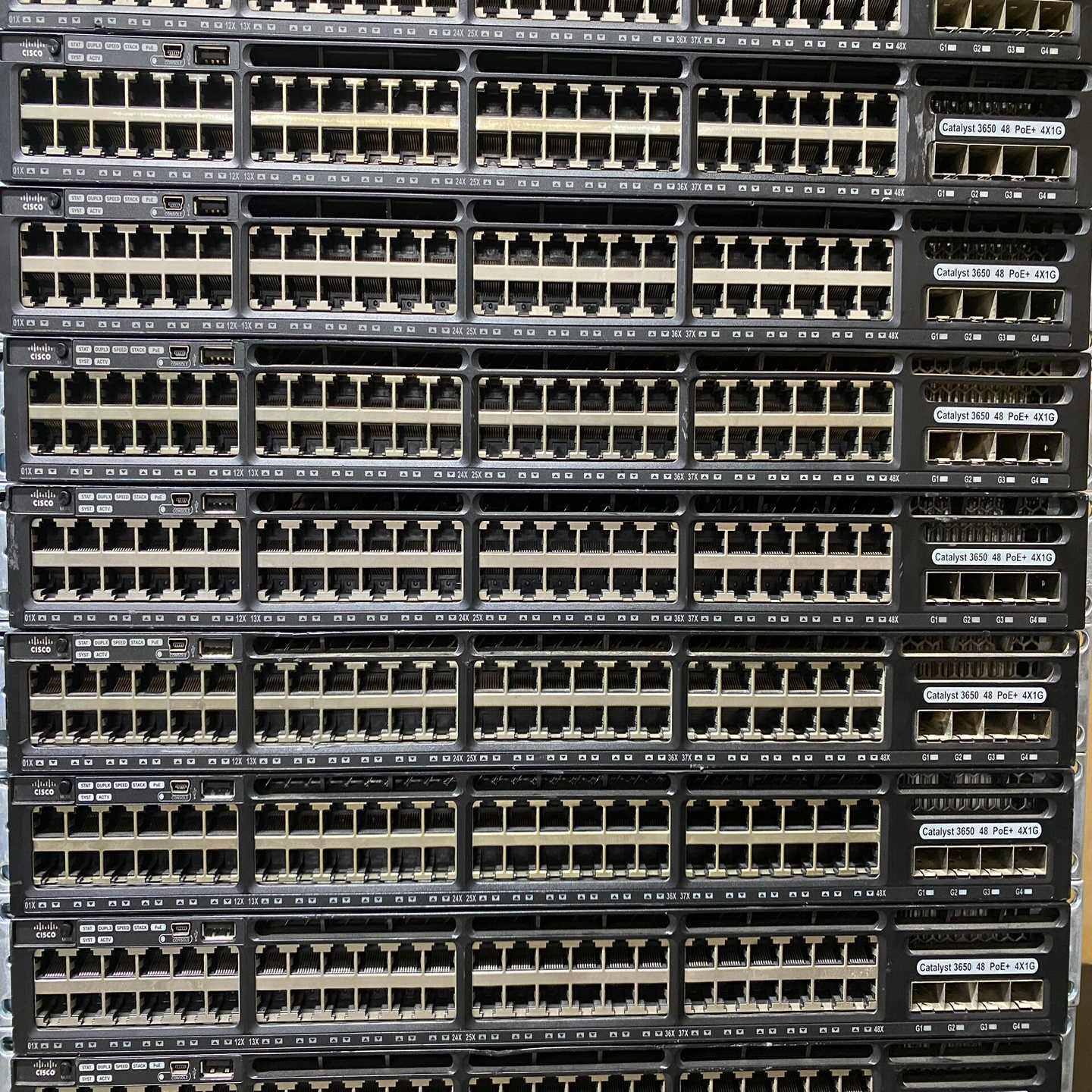 询价Cisco思科WS-C3650-48PS-S千兆三层48口