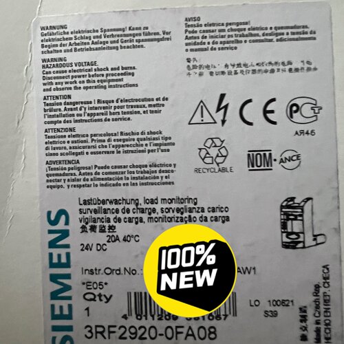 【询价】继电器3RF2920-0FA08