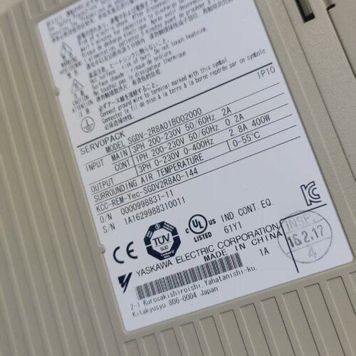 安川伺服器SGDV2R8A01B002000，议价商品