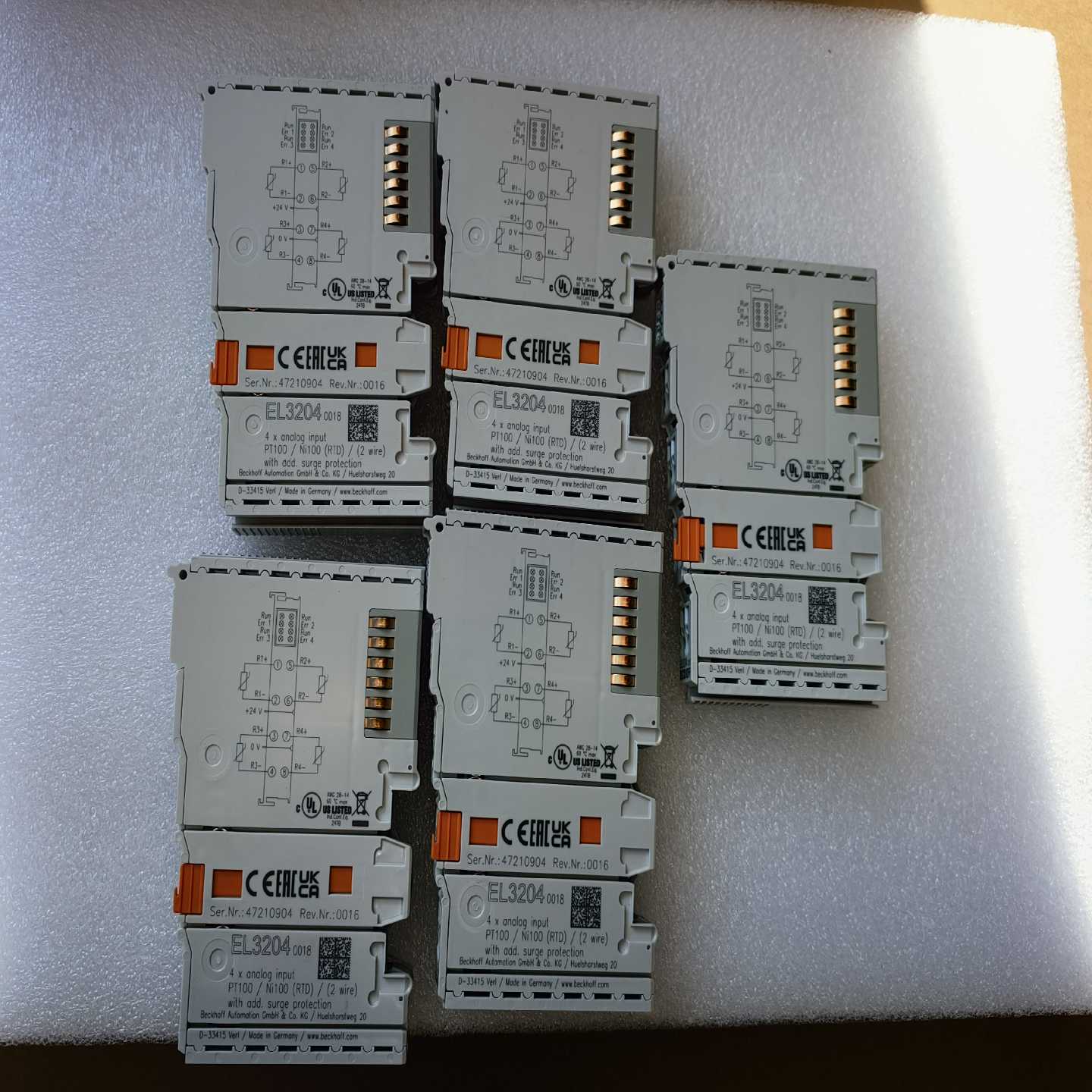 售前询价倍福模块EL3204-0018分别是19与21年新货全里海电子