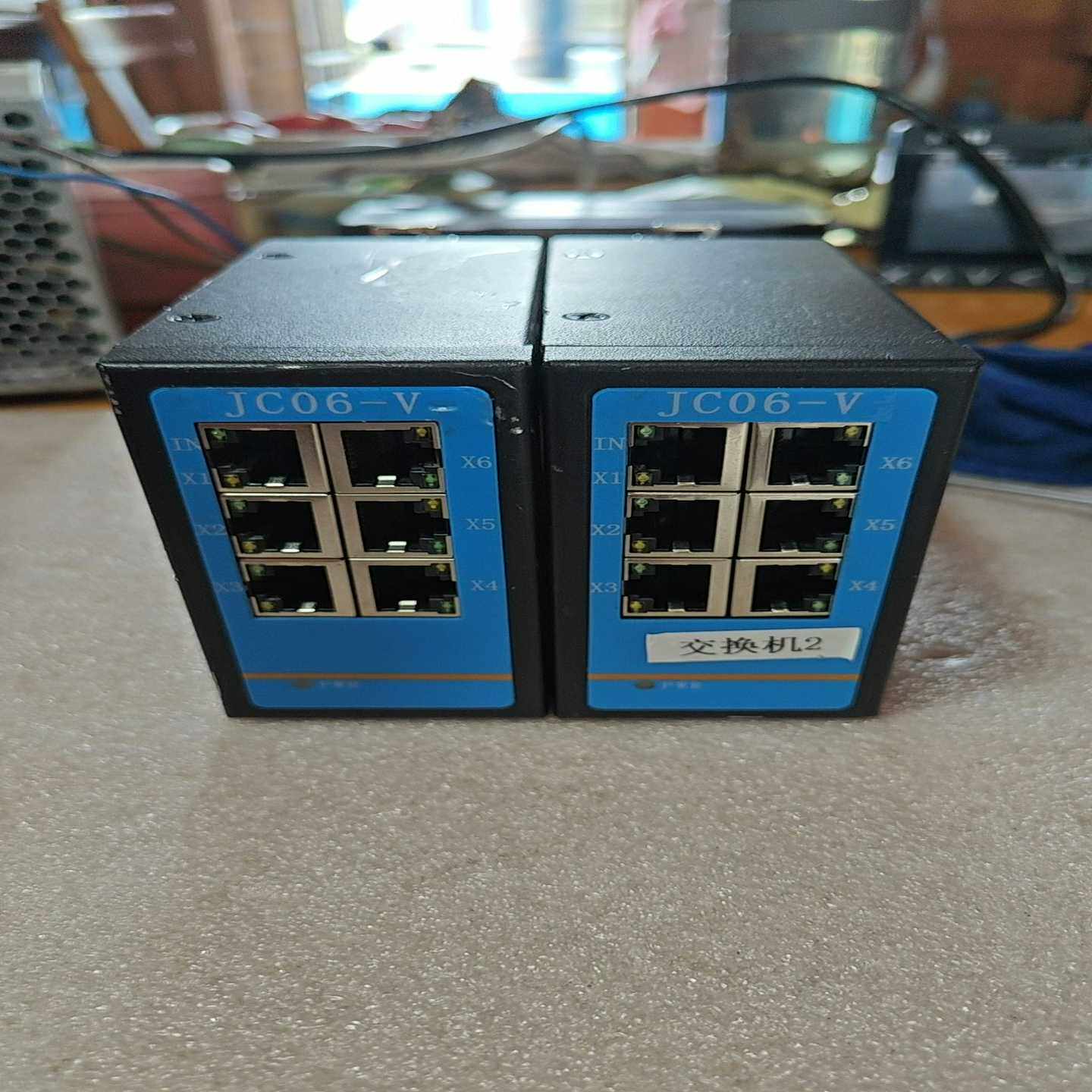 SC-JC06-V工业以太网交换机，功能正常图片是实拍所--议价商品
