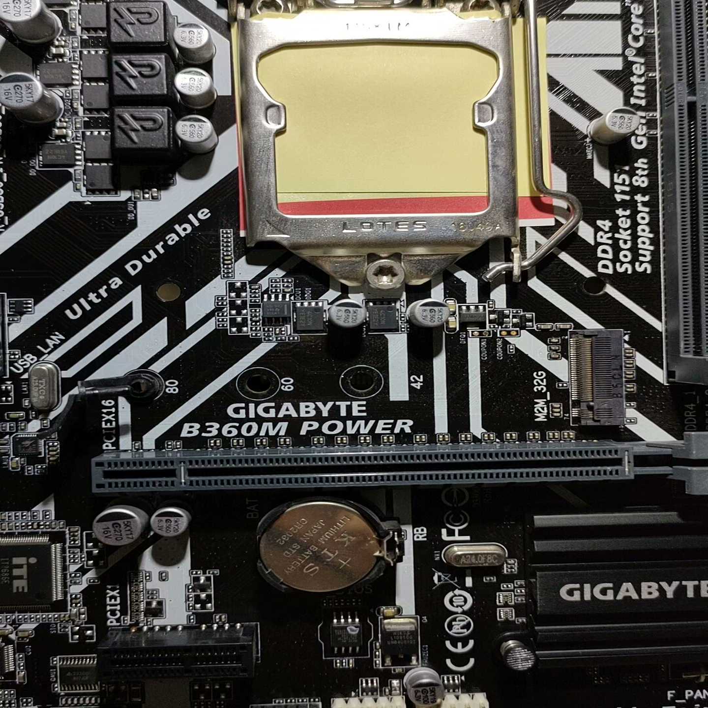 （议价）技嘉B360MPOWER主板，8.9代平台，带M.2接口，