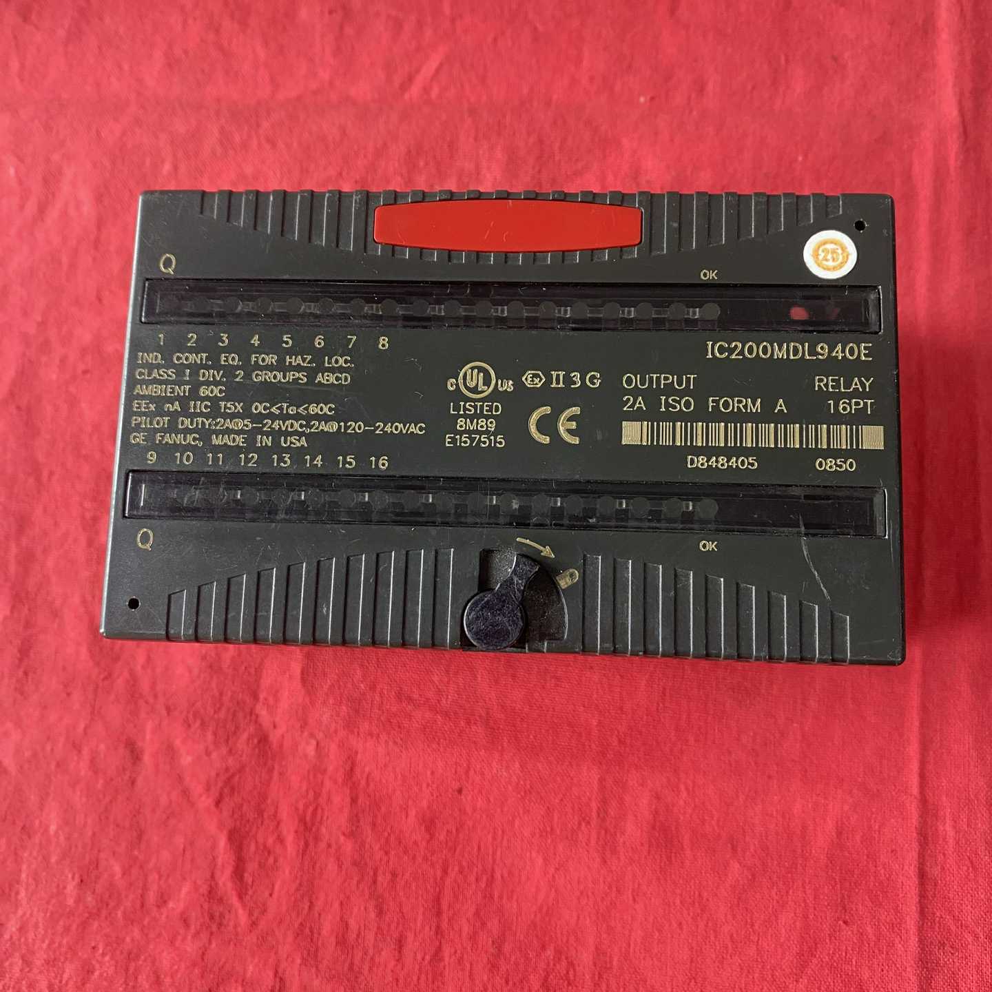 美国GEFanuc工业电气模块，型号IC200MDL940--议价商品