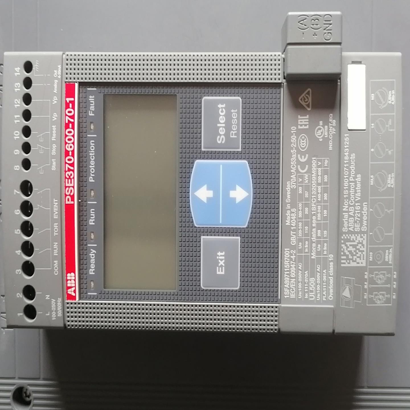 【请询价】ABB软启动器PSE370-600-70-1瑞典原装进口