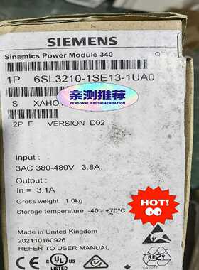 6SL3210-1SE13-1UA0PM340询价