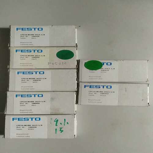 咨询-FESTO费斯托电磁阀CPE14-M1BH-3GLS-