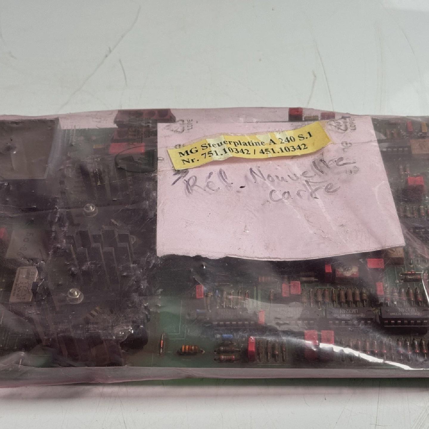 Messer Griesheim 751.10342 451.10342 Control Card A240 S.1 - 实物图