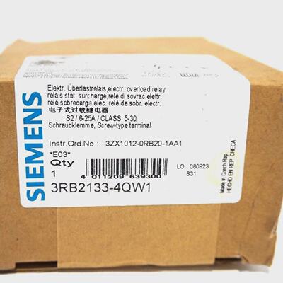 Nuovo SIEMENS 3RB21334QW1 Rel Di Sovraccarico 3RB21334QW1