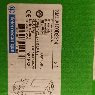 议价XMLA160D2S14/XMLA300D2S14施耐德压力感测器开关原装正品现