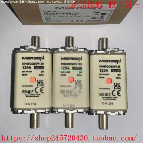 NH00GG69V80NH00GG69V100NH00GG69V125MERSEN保险丝
