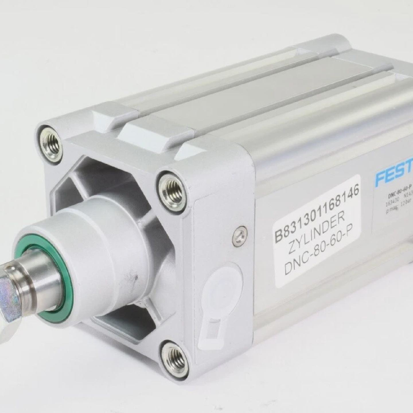FESTO 163430 DNC8060P ISO cylinder with green seal ring - 实物图