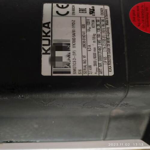 kuka库卡机器人伺服电机1FK7083-5AF81-1YY~询价