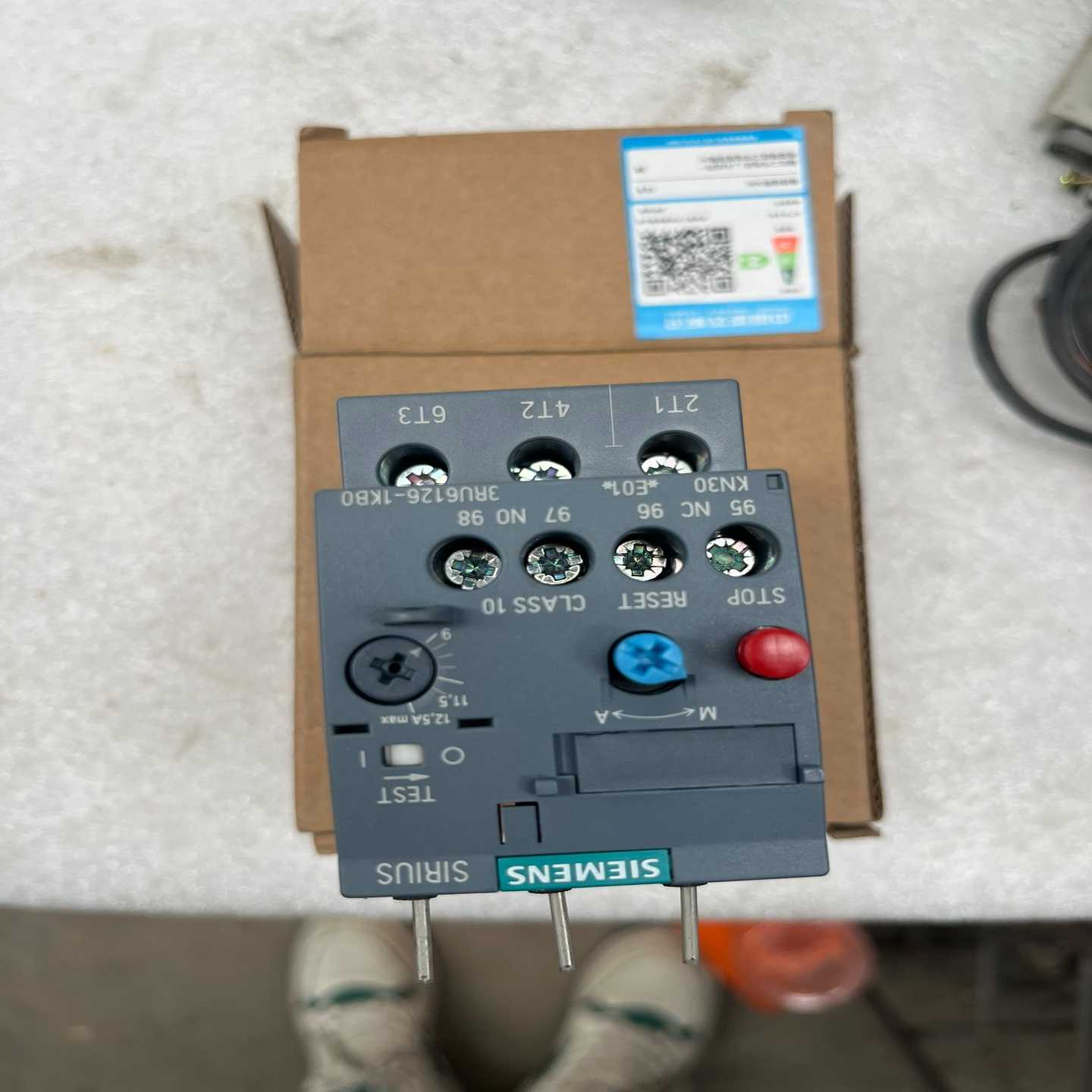 3RU6126-1KB0热过载继电器，1只询价