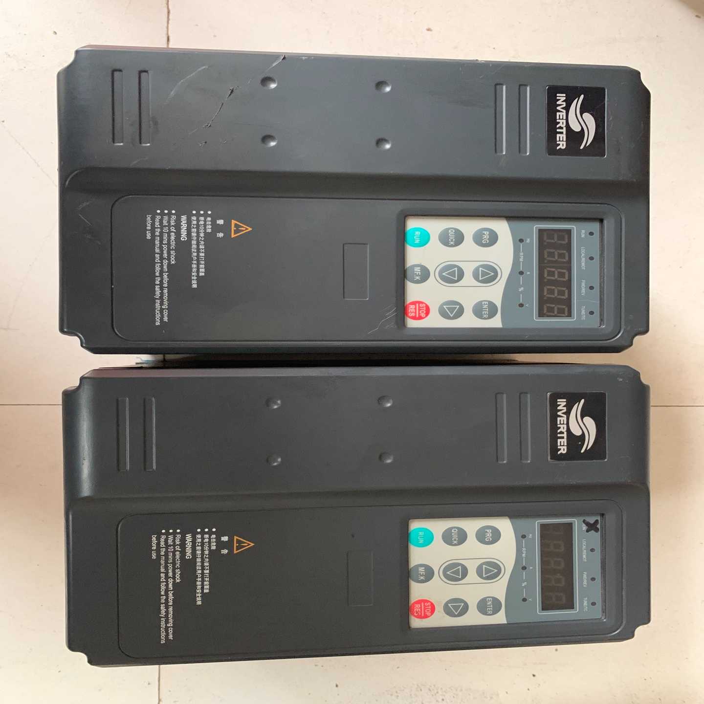 INVERTER变频器一台3.7kw一台5.5kw成询价