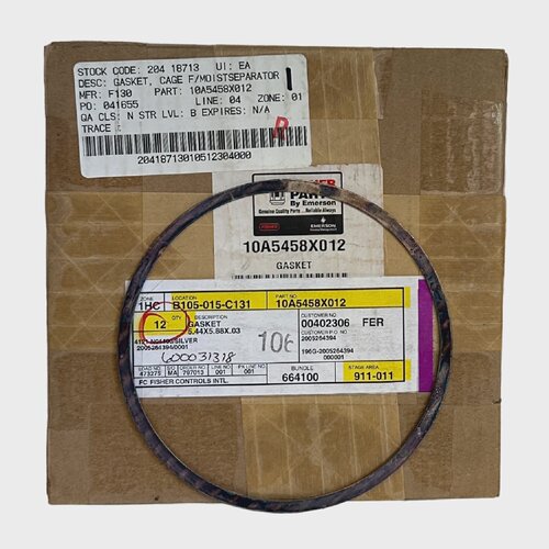 NEW FISHER PARTS EMERSON 10A5458X012  1OA5458XO12 CAGE GASKE