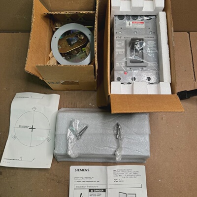 全新西门子FXD63A150CIRCUITBREAKER3P150A600V带ROTARY手柄46RH1