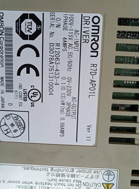 R7DAP01L伺服驱动器成色新联系拍前询价下单