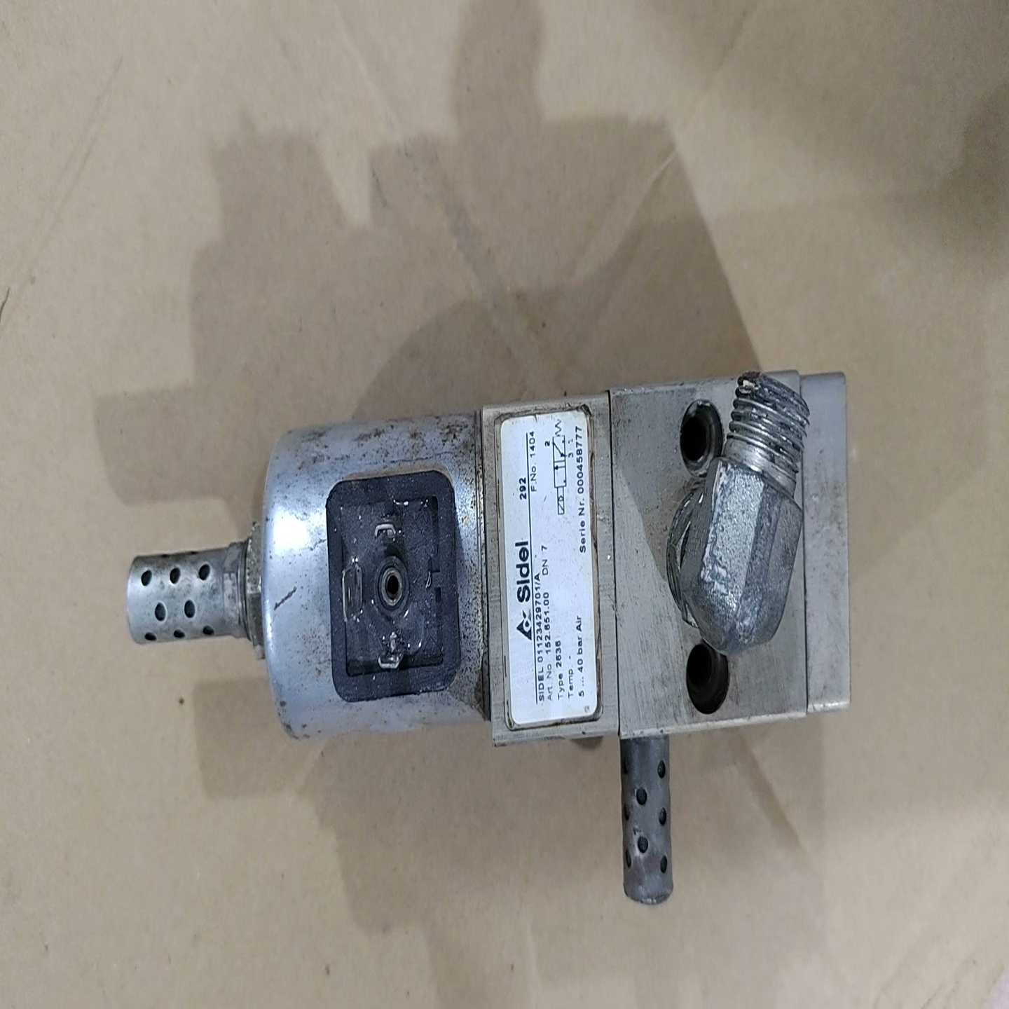 咨询-Sidel电磁阀,型号292,工作压力5-40bar,