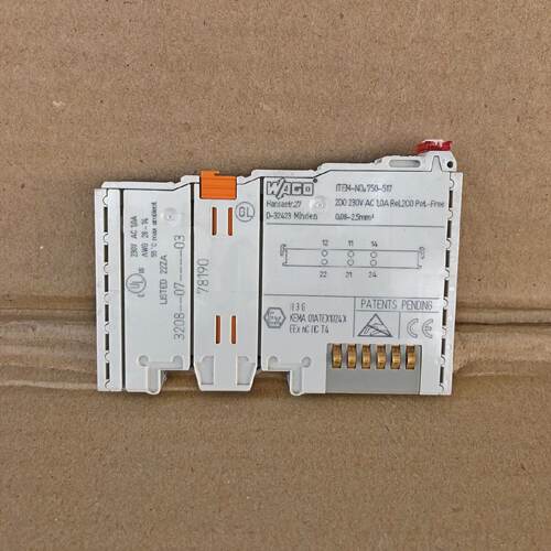 WAGO 750517 2CHANNEL RELAY OUPUT MODULE 750517 5