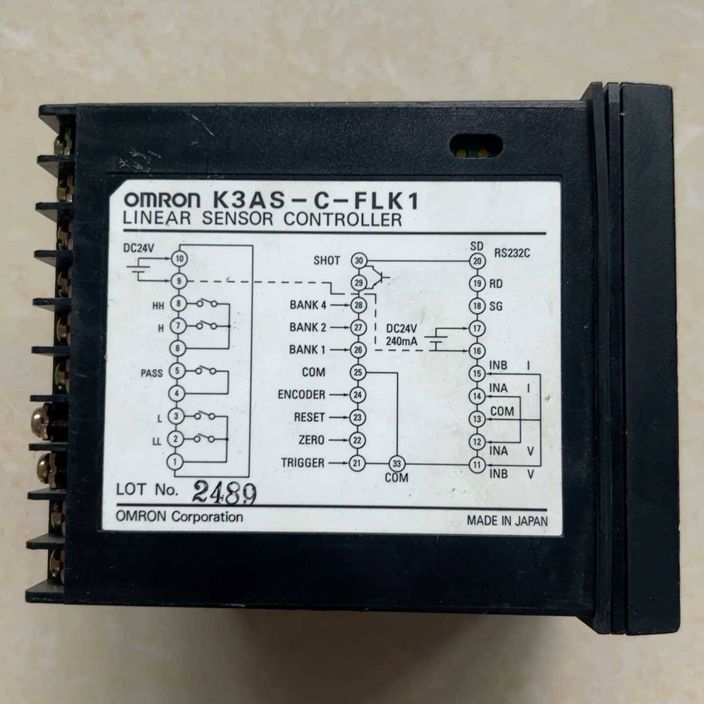 议价欧姆龙传感器控制器K3AS-C-FLK1