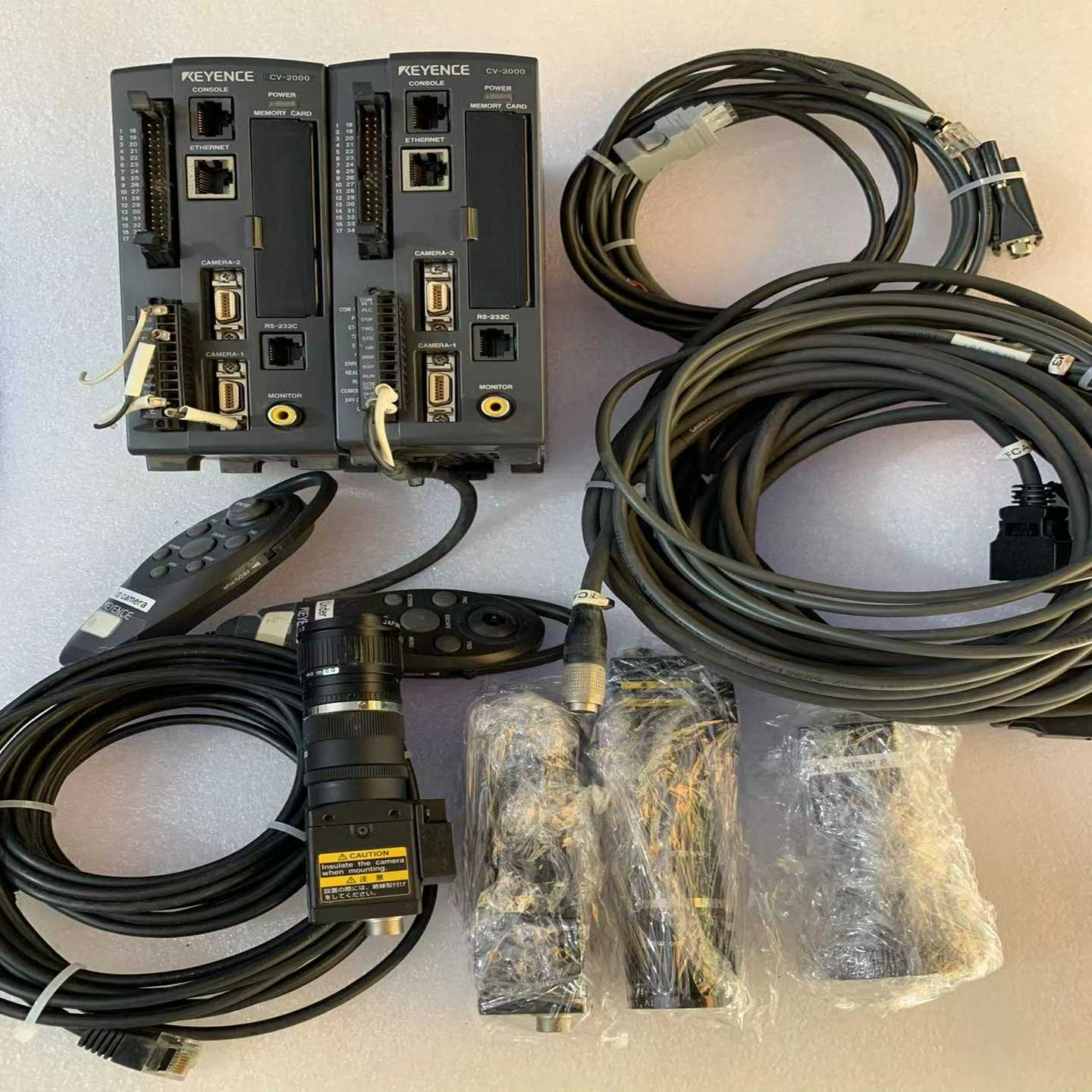 （议价）视觉2套，的。型号：CV2000相机：CV-