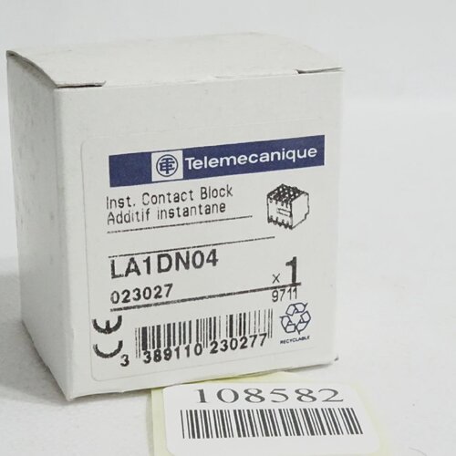 议价Telemecaque La1dn04 023027 Hilfsschalterblock  Neu Ovp适