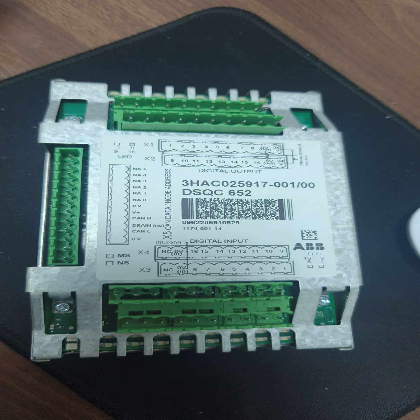 询价~ABB机器人通讯模块DSQC652，3HAC025917-0