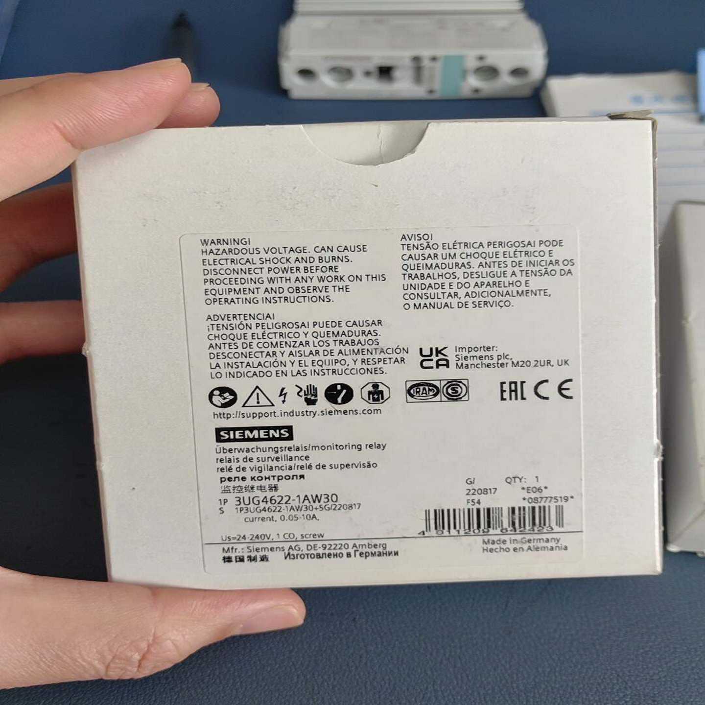 全新原装正品3UG4622-1AW30，实物拍摄放心购买--议价商品