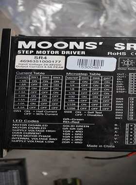 【议价】SR4鸣志步进电机驱动器MOONSSR4鸣志驱动器适用