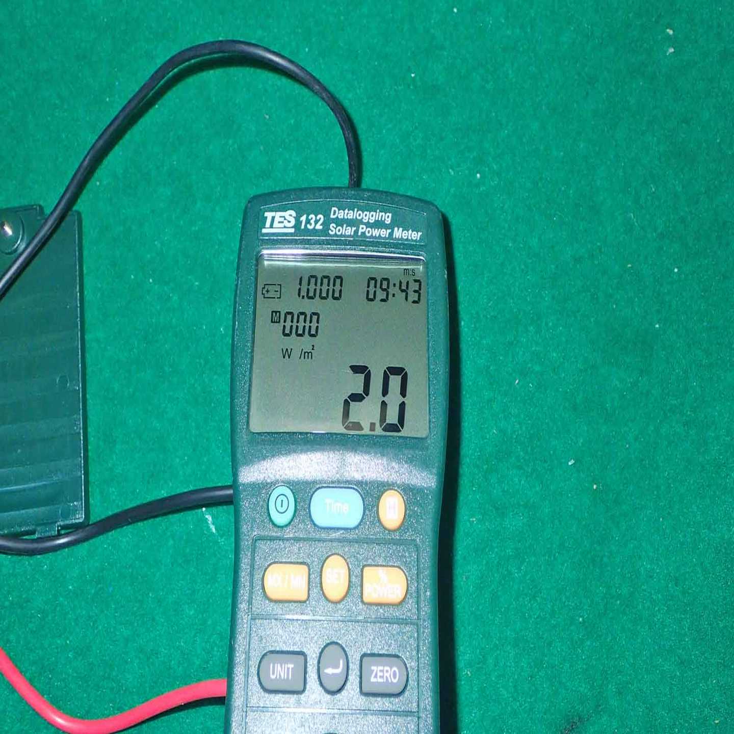 台湾泰仕TES-132太阳能功率表(记录型)带4GBSD卡-议价