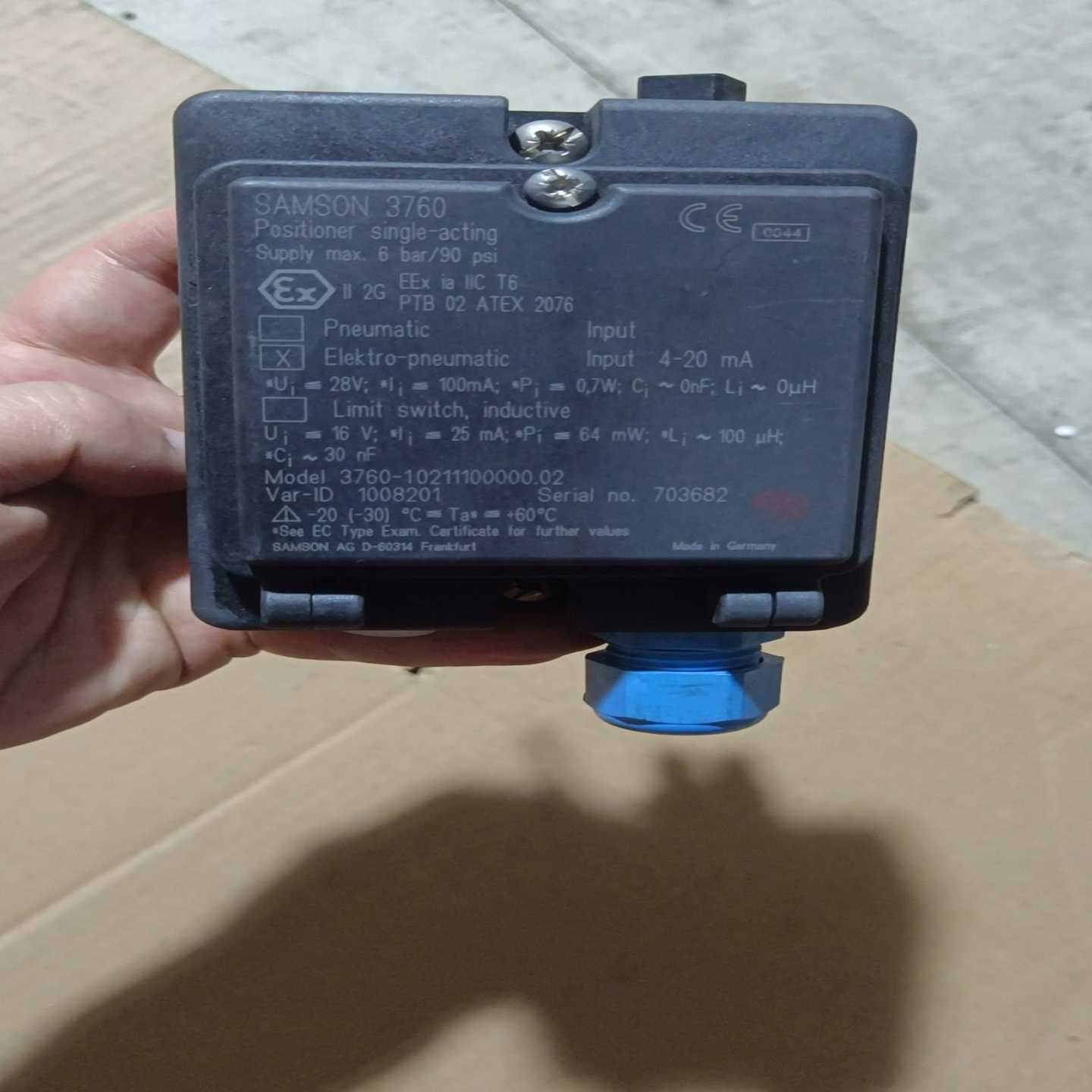 萨姆森SAMSON阀门定位器3760库存余货，目测使（地坛设备）