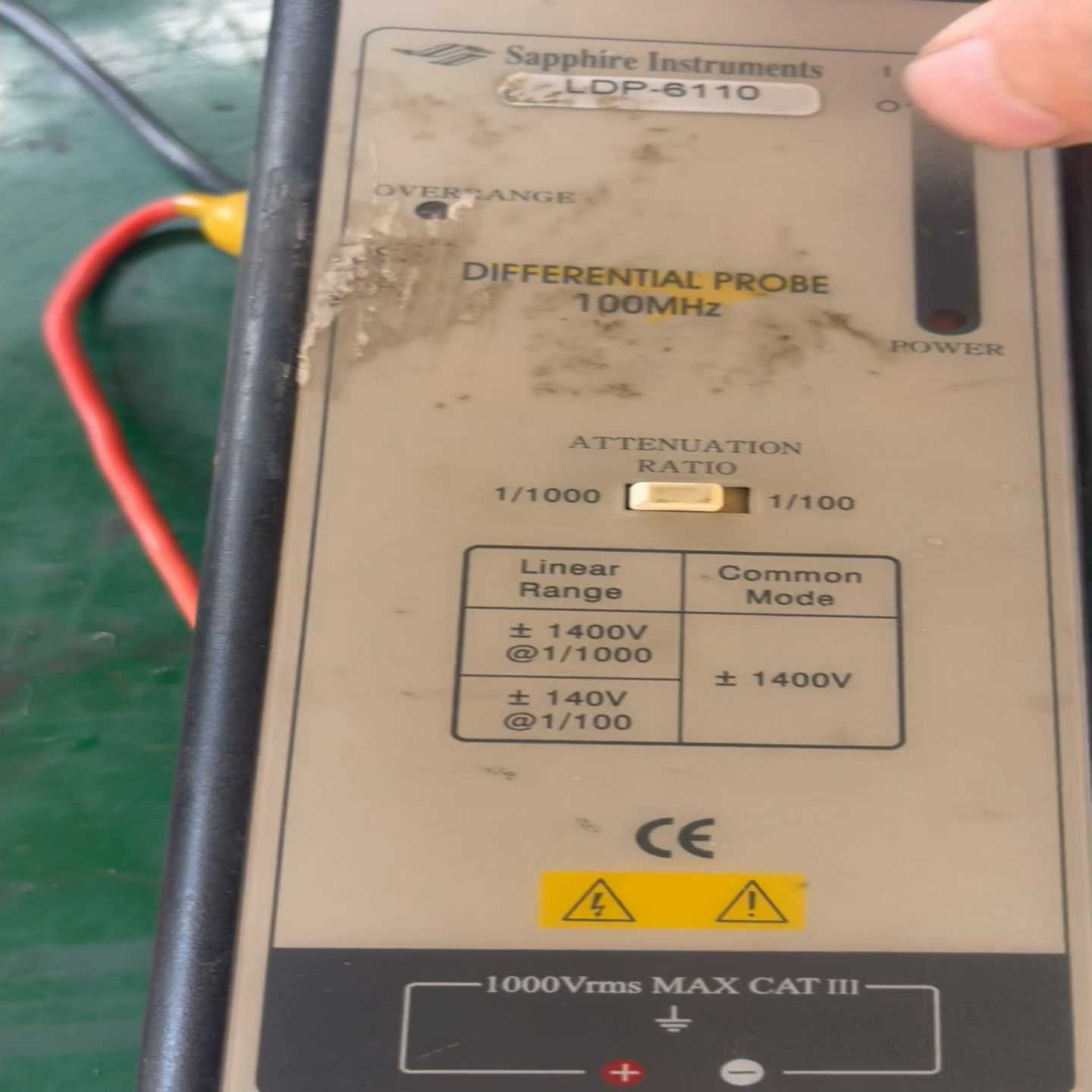 三华科技SI9110高压差分探头100mhz带宽，1400v{议价}