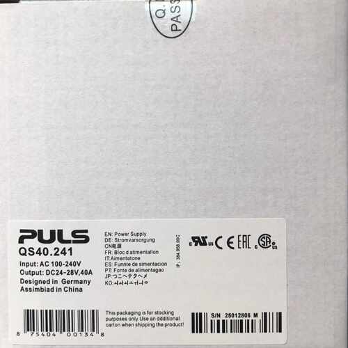 (询价)普尔世QS40.241电源，普尔世puls，到货
