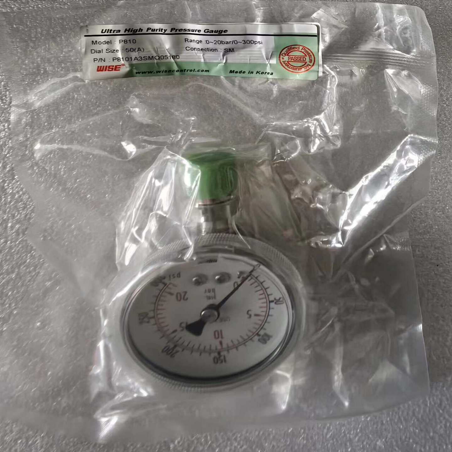 WISE压力表PSGP810规格:020bar--议价商品