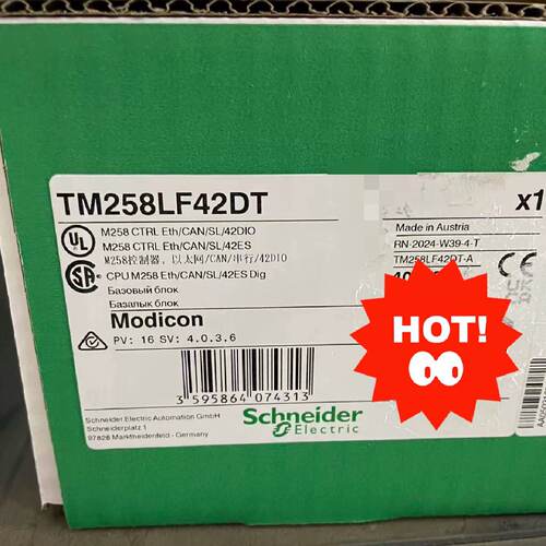 议价TM258LF42DT 施耐德现货一台 实物如图，全新原装正