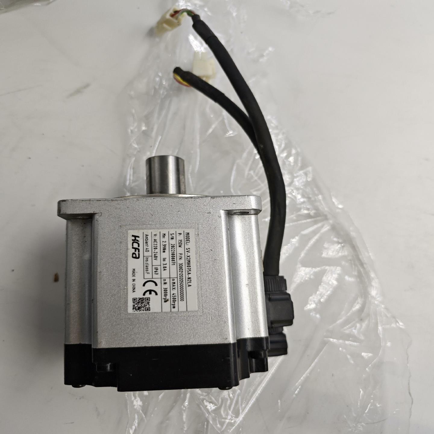 班美萝禾川电机sv-x2mh075a-n2la，二手拆机750w实--议价商品