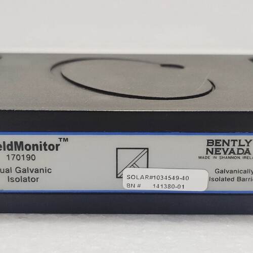 170190 FieldMonitor 17019001 Bently Nevada Dual Galvanic Iso