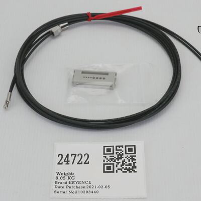 24722 KEYENCE TRANSMISSIVE FIBER UNIT CABLE NEW FUV7FN