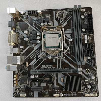 技嘉h310mDs2v。带CPUG4900，带挡板，--议价商品