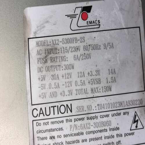 （议价）AX2-5300FB-2SEMACS电源，测试好，实物图