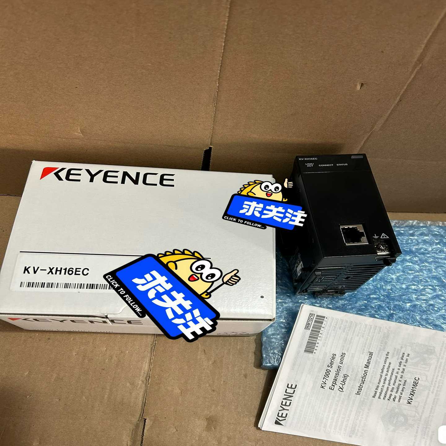 基恩士PLCKV-XH16EC，2021年份，实物询价