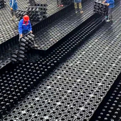 雨水收集pp模块雨水收集系统海绵城市蓄水池雨水收集器调蓄池