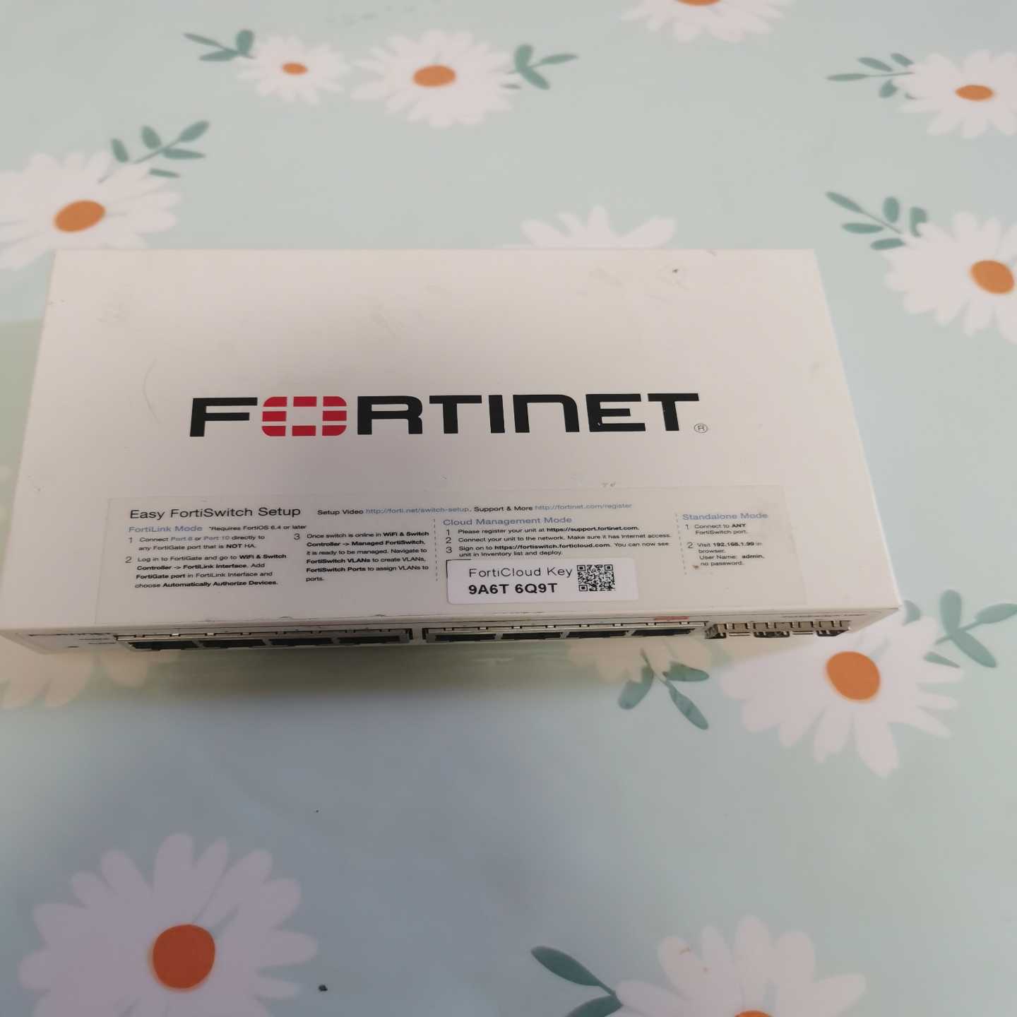 询价~飞塔Fortinet FS-108F交换机！10口千兆网口，