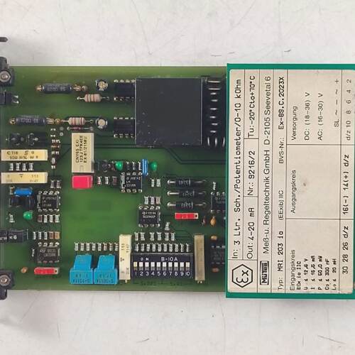 Mutec MRI 203 IA  9012A Pcb Card BVS 89.C.2923 X Nr 92162 Ou