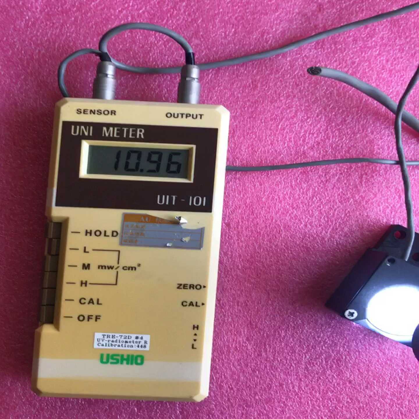 USHIO紫外线照度计UIT-101，，功能正常，询价