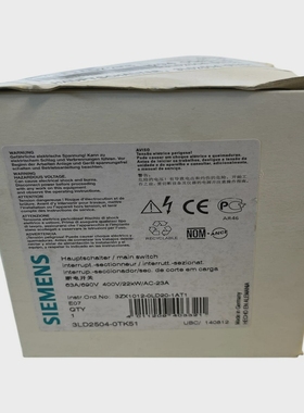 SiemensSentron3LD2504-0TK51Interrupteurs-Sectionneurs3LD