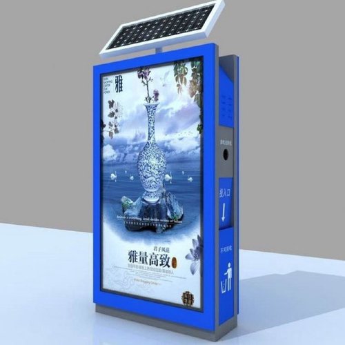 户外太阳能广告垃圾箱仿古广告垃圾箱分类垃圾箱太阳能果皮箱厂家