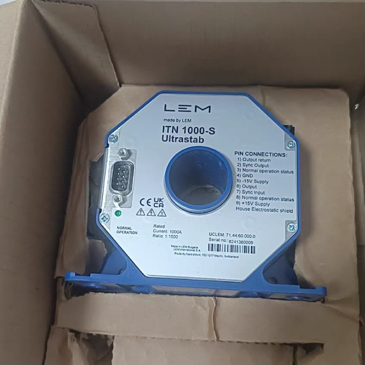 议价莱姆感测器ITN1000-S，型号ITN 1000-S ULTRAST，额定电流100