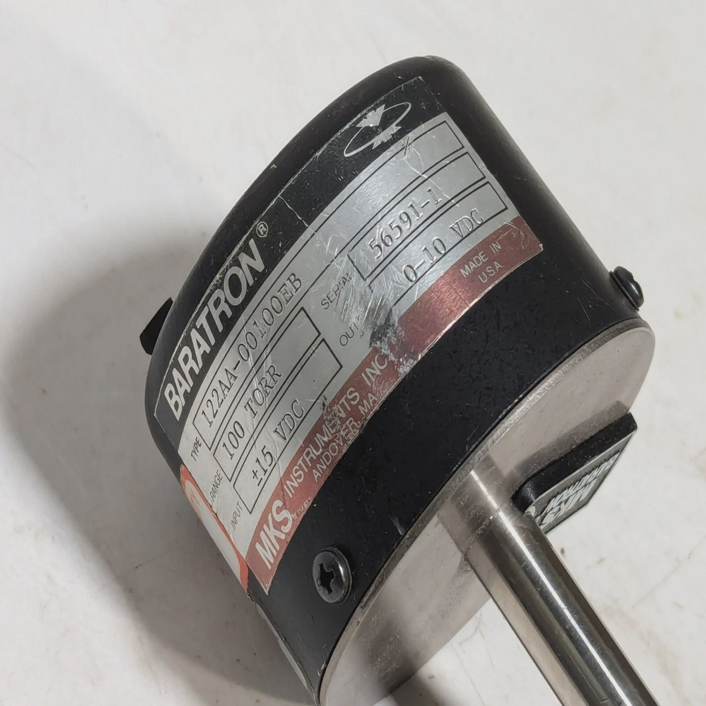 Baratron122AA-00100EB压力传感器100Torr-15VDC英寸0-