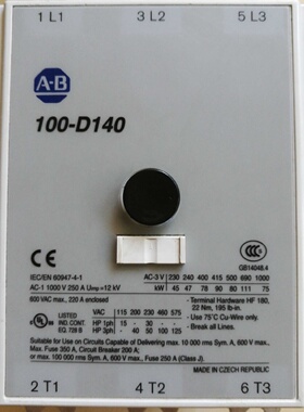 议价罗克韦尔接触器100-D140D00 100-D140A00 100-D140EA00 现货